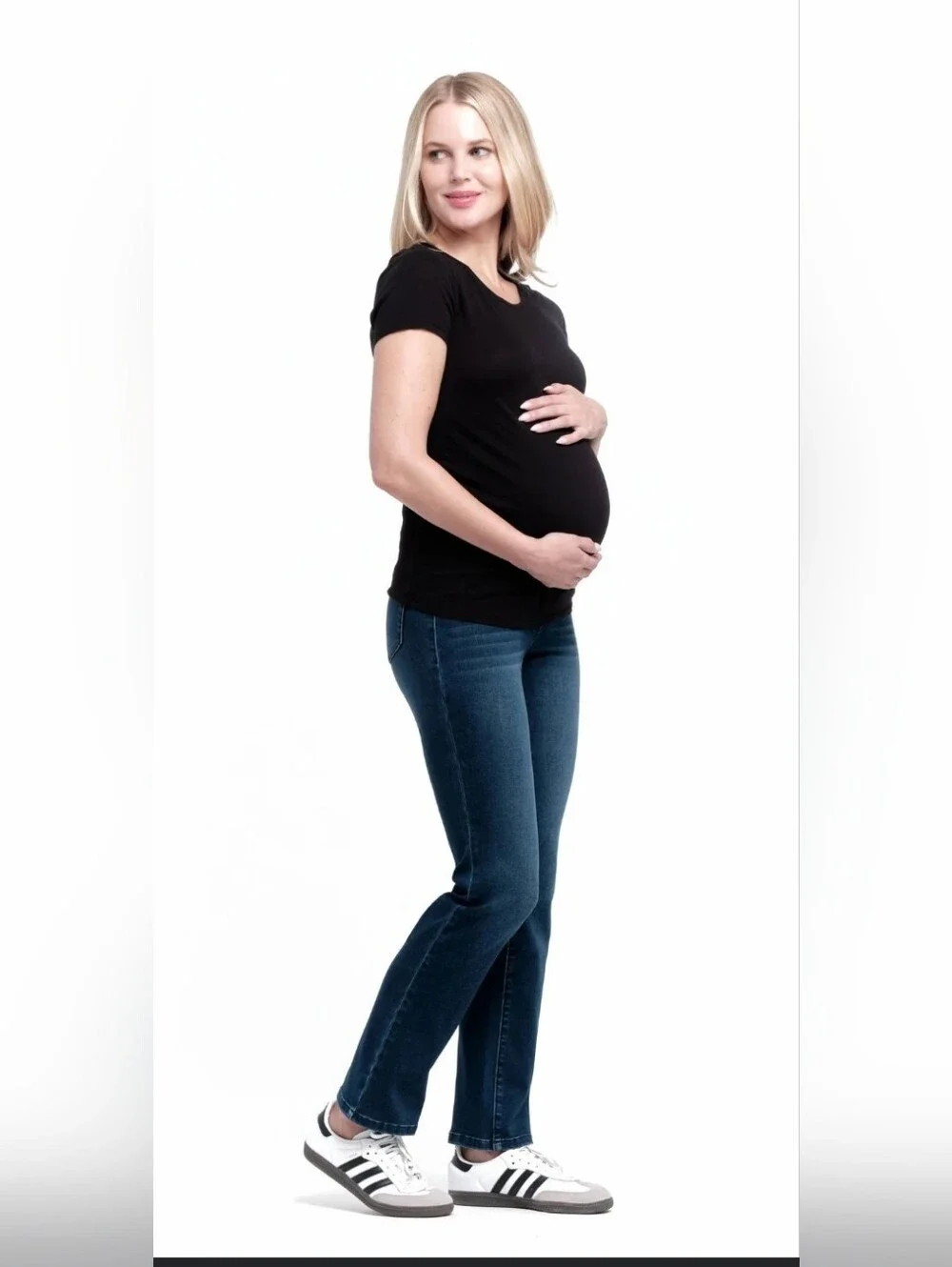 NWT! Denim Chic Summer Lanie Stretch Maternity Women's Slim Strait Jean Size 6 - Picture 17 of 17